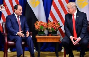 گفت‌وگوی تلفنی رؤسای جمهور آمریکا و مصر