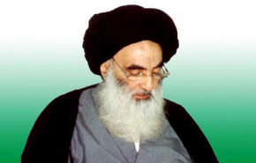 السيد السيستاني يعزي بوفاة ايه الله الشاهرودي
