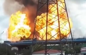 یک کشته و 13 مجروح در آتش سوزی مهیب در روسیه 