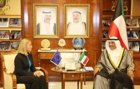 دیدار موگرینی با وزیر خارجه کویت