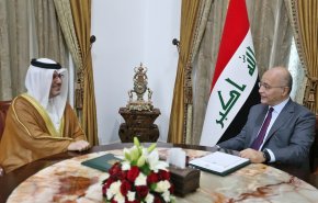 دیدار برهم صالح با سفیر بحرین در عراق