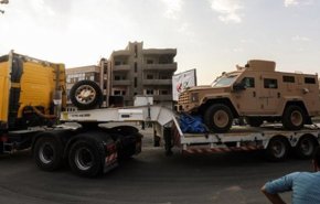 ورود کاروان بزرگ نظامی آمریکا از عراق به سوریه