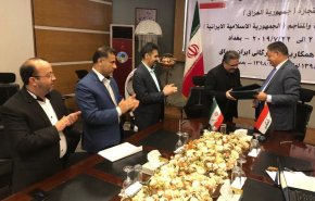 التوقيع على اتفاقية لتنمية التعاون التجاري بين ايران والعراق