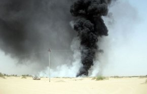 اليمن.. مسلحون يفجرون بئرين نفطيين بمنطقة صافر بمأرب