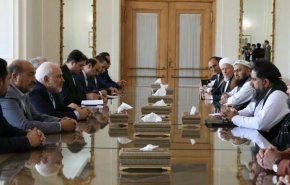 دیدار رئیس مجلس سنای افغانستان با ظریف
