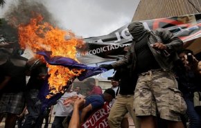 شاهد احتجاجات ضد رئيس هندوراس