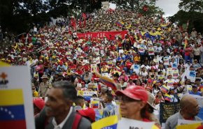 تظاهرات سراسری در ونزوئلا علیه تحریم های آمریکا