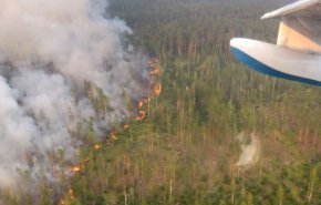 تقلص مساحة الحرائق في سيبيريا لأول مرة منذ أسابيع