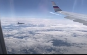 جنگنده سوئیسی به هواپیمای پوتین در آسمان مدیترانه نزدیک شد