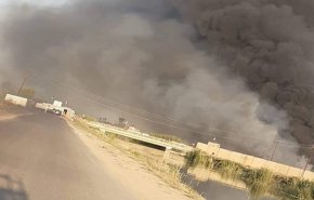 آتش‌سوزی در بزرگترین پایگاه هوایی عراق+ویدئو