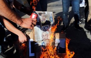 تظاهرات در الخلیل؛ تصویر نتانیاهو به آتش کشیده شد