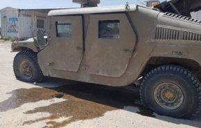 بالفيديو: آلية الاحتلال التي ضربتها طائرة مسيرة قرب غزة