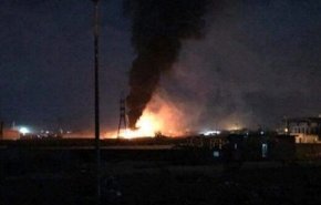 العراق...حريق بمخزن عتاد للحشد العشائري بالانبار