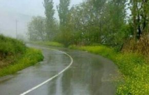 بارش باران در جاده‌های اردبیل، گیلان و مازندران