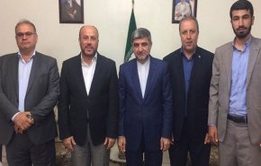 نماینده حماس با سفیر ایران در بیروت دیدار کرد