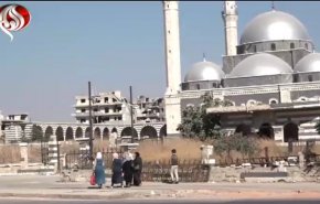 بالفيديو.. عودة الحياة لحي الخالدية في حمص السورية 