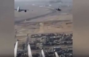 ادامه وحشت سعودی ها از ناامنی آسمان ریاض/ اسکورت هواپیمای شخصی پادشاه سعودی با چندین فروند جنگنده! + فیلم