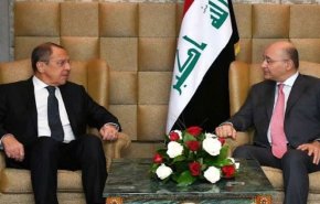 لاوروف پشت درهای بسته با رئیس جمهوری عراق دیدار کرد