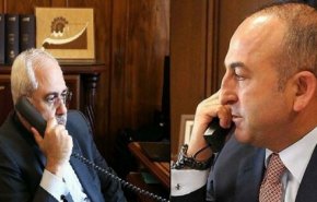 گفت‌وگوی تلفنی ظریف و چاووش‌اغلو درباره شمال سوریه
