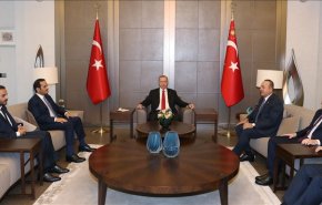 دیدار وزیر خارجه قطر با اردوغان و چاووش‌‌اوغلو