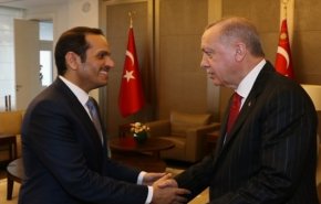 أردوغان يجتمع مع وزير خارجية قطر في اسطنبول