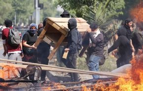 سه کشته در اعتراضات خشونت بار شیلی 