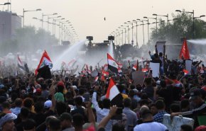 قوات حفظ النظام تنتشر في بغداد كخط اول مع المتظاهرين