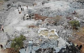 تصاویر هوایی دیده نشده از محل کشته شدن ابوبکر البغدادی