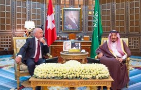 دیدار رئیس‌جمهور سوئیس با شاه سعودی در ریاض
