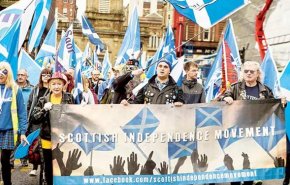 تظاهرات استقلال‌طلبانه هزاران اسکاتلندی در گلاسگو