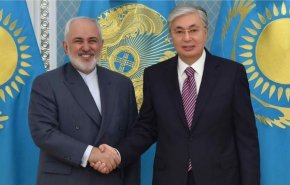 ظریف با رئیس‌جمهور قزاقستان دیدار کرد