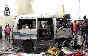 حصيلة الانفجار الذي استهدف باصا للطلبة في ديالى