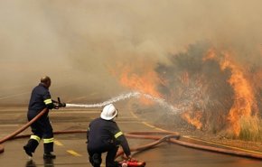 بالفيديو: حريق في خط بترول في دلتا مصر ومحاولات لإخماده