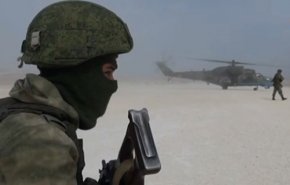 فرود نیروهای روسی در پایگاه نظامی سابق آمریکا در سوریه + فیلم