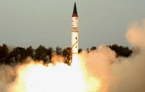 هند یک موشک هسته ای آزمایش کرد