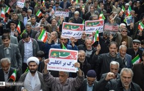 مسيرات حاشدة في أنحاء ایران للتنديد بأعمال الشغب