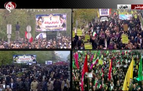 بالفيديو.. مسيرات حاشدة في طهران تنديدا بأعمال الشغب