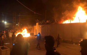 حريق در حومه ساختمان کنسولگری ایران در نجف اشرف مهار شد