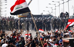 فیلم| شلیک افراد نفوذی در عراق به تظاهرکنندگان