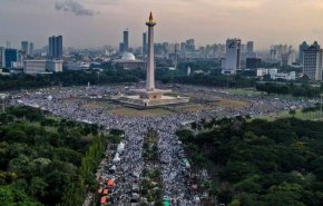 مسيرة لجماعات إسلامية في إندونيسيا 