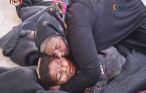 شاهدبالفيديو ..مجزرة بريف حلب تقشعر لها الابدان 
  