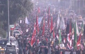 تظاهرات مردم بغداد در حمایت از سخنان مرجعیت تحت عنوان «اخراج خرابکاران»