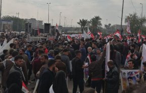 تصاویری از دومین روز تظاهرات بغداد در حمایت از مرجعیت دینی عراق