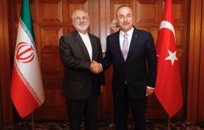 ظریف با وزیر امورخارجه ترکیه دیدار کرد
