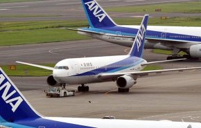 آتش گرفتن موتور هواپیما «بوئینگ 767» در فرودگاه ژاپن