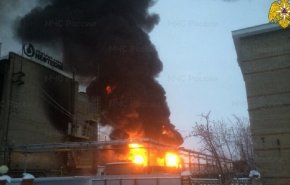 حريق في مصفاة نفط روسية يؤدي الى أضرار مادية
