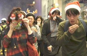 آغاز مجدد درگیری‌های هنگ‌کنگ در آستانه کریسمس
