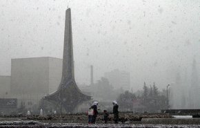 شاهد: منخفض جوي محمل بأمطار غزيرة وثلوج في سوريا