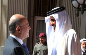 تماس تلفنی امیر قطر با رئیس‌جمهور عراق درباره تحولات اخیر