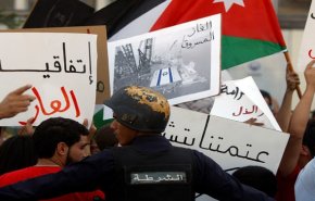 افزایش اعتراضات در اردن به توافق گازی با رژیم صهیونیستی